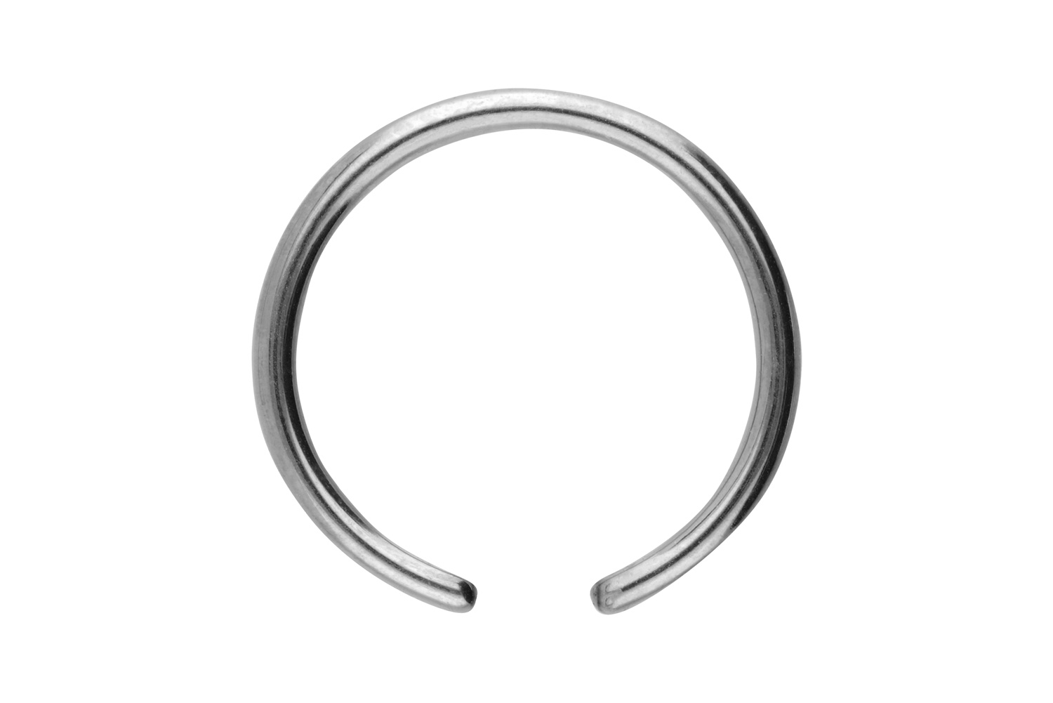 Titan Klemmkugelring Piercing ohne Kugel